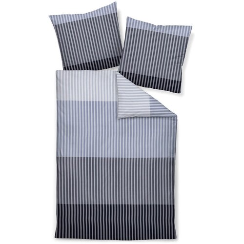 Janine POSTELJNINA 200/200 cm mako saten srebrne barve Slike