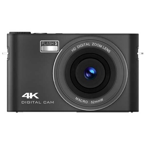 INF 4K Digitalni Fotoaparat z Zaslonom na Dotik, MP3, 64MP HD, 4x Zoom - Črn, (5000130471) Cene