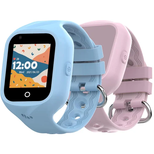 Celly SmarTWatch Kids GPS 4G Plavi/Pink, (8021735206507)