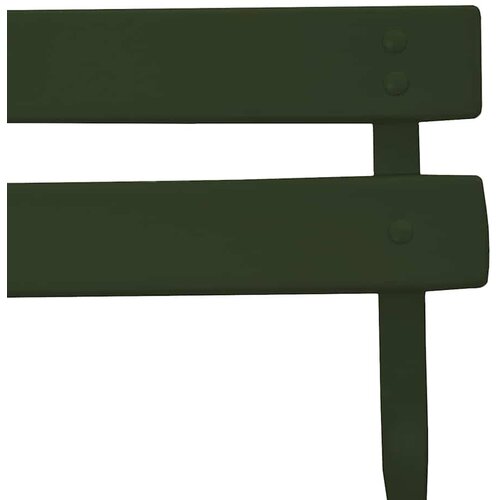  Sklopiva stolica za vrt 2 pcs Zelena 42 x 46 x 82cm Metal Slike