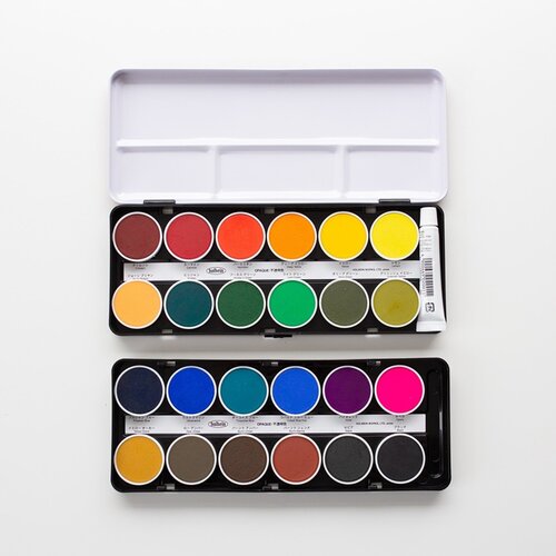  set akvarelnih barv cake colors opaque - holbein | različni kompleti Cene