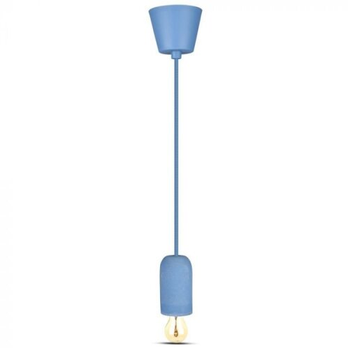  Napajajući kabl 1xE27/60W/230V beton/plava Slike