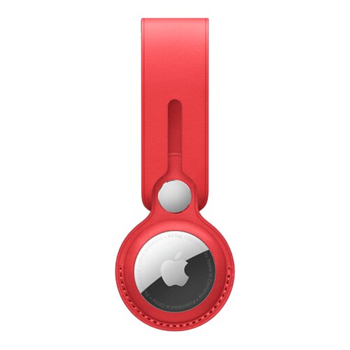 Apple privezak za AirTag Leather Loop (PRODUCT)RED (Crvena) MK0V3ZM/A Slike