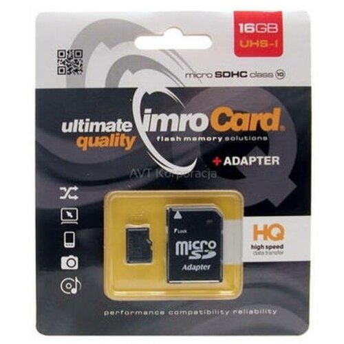 Imro SPOMINSKA KARTICA 16GB HQ microSD class 10 Cene