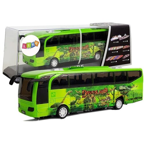 JURASSIC PARK Bus Green Dinosaurs Spring Drive Light Sound Cene