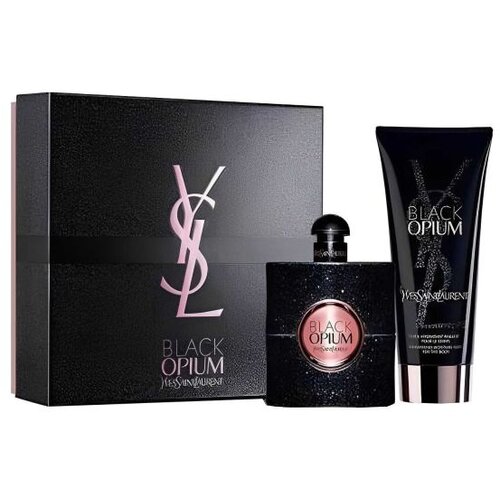 Yves Saint Laurent Ysl black opium set (edp 50ml + body lotion 50ml) Slike