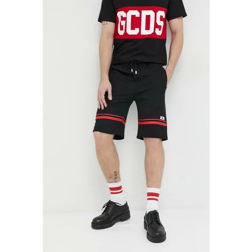 Gcds Pamučne kratke hlače za muškarce, boja: crna