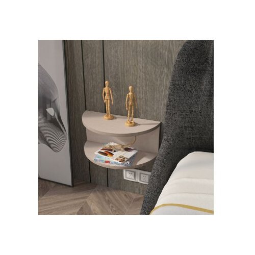 Hanah home Noćni ormarić Bella, 45x19,6x23,8 cm, Bež Cene