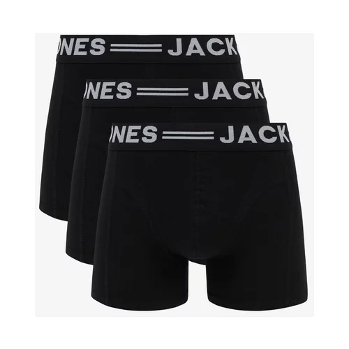 Jack & Jones Sense Oprijete boksarice 3 Piece Črna