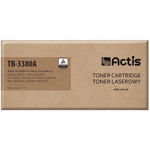 Actis TB-3380A Toner (replacement for Brother TN-3380; Standard; 8000 pages; black) Slike