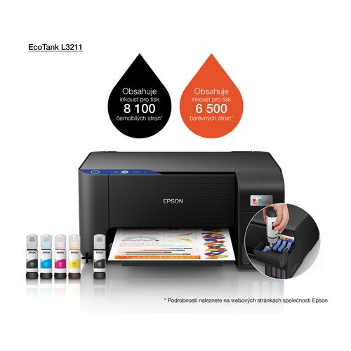 Epson multifunkcijski &amp;scaron;tampač ecotank L3211 Slike