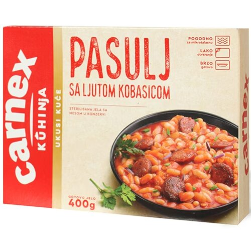 Carnex Pasulj sa ljutom kobasicom 400g Cene