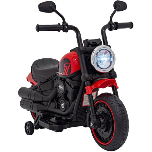  Chopper, motor na akumulator, crveni Slike