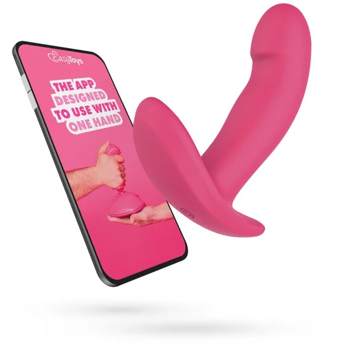 EasyConnect Nosljiv vibrator Ivy z app aplikacijo