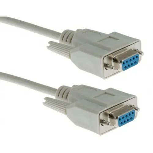 Cabletech Priključni kabel , moški DB + moški DB, 9-pinski, 2 m, bel Cene