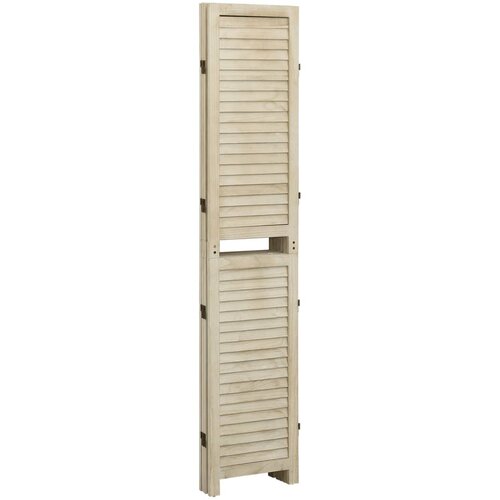 pregrada s 4 panela 140 x 165 cm masivno drvo paulovnije Slike