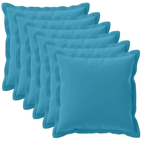  Presvlaka za jastuk 6 kom. HOUTEN Svjetloplava 60 x 60 cm - Svjetloplava 60 x 60 cm 6 Cijene