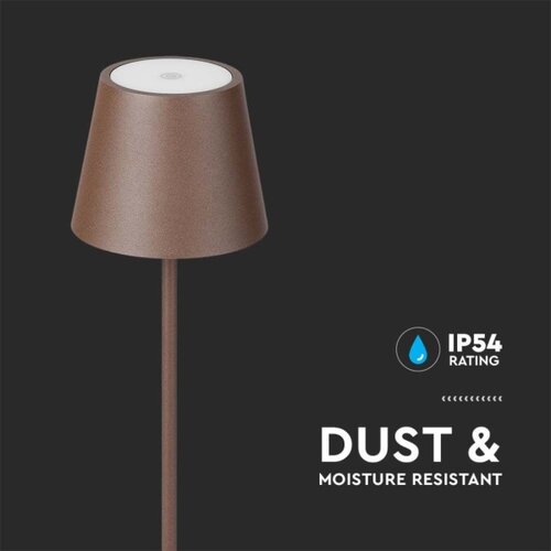  led prigu&amp;scaron;iva punjiva podna lampa 3u1 LED/4W/5V 4400 mah 3000K IP54 braon Slike