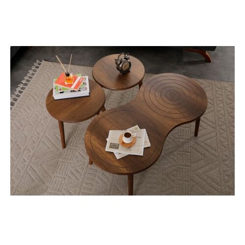 Hanah home Marlo set klub stolova, 2 dijela, boja oraha Slike
