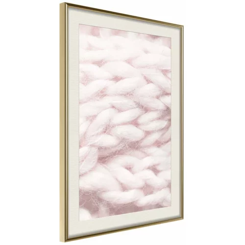  Poster - Pale Pink Knit 40x60