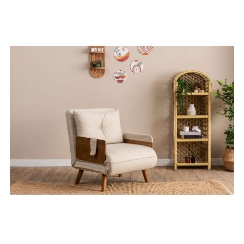 Atelier Del Sofa Fotelja na razvlačenje Cosmo, 190x70x82 cm, Krem Cene