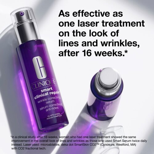 Clinique Smart Clinical&amp;trade; Repair Wrinke Correcting Serum serum za obraz za korekcijo gub 100 ml Slike