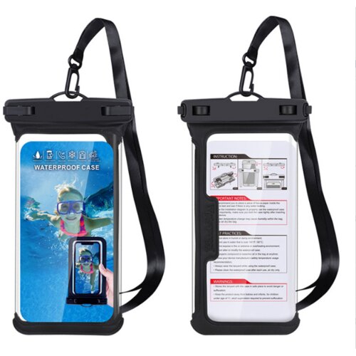 INF Zunanja vodotesna torbica za telefon Black, (21537614) Slike