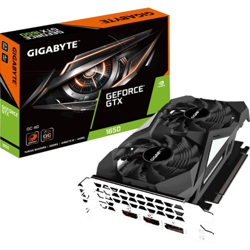 Gigabyte grafična kartica GeForce GTX1650 OC 4GB GDDR5 (GV-N1650OC-4GD) Slike