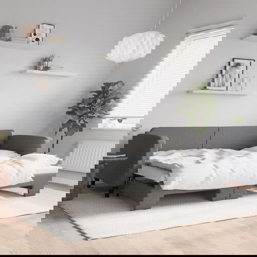  The Living Store Izvlečna dnevna postelja temno siva 90x200 cm blago - Izvlečna Dnevna Postelja, (21496925) Slike