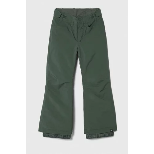 Roxy Otroške smučarske hlače BACKYARD G PT SNPT zelena barva