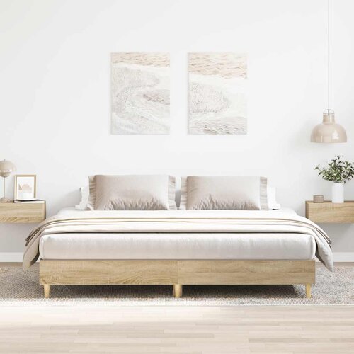VidaXL Okvir kreveta bez madraca 180x200 cm konstruiranog drva Slike