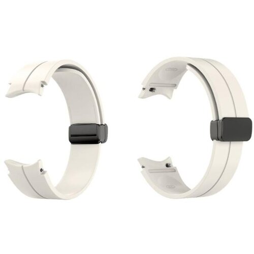 Chameleon Silikonski pašček 20mm, Clip bež, za pametno uro Cene