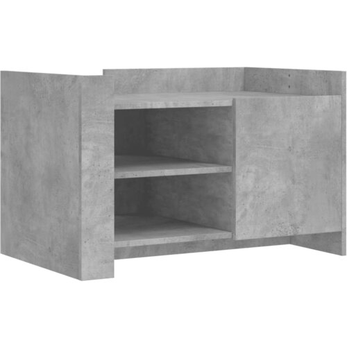 Maison Chic Klubska mizica - kavna mizica - Nizka mizica betonsko siva 80x50x50 cm inženirski les, (21753597) Slike