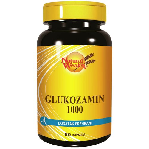 Natural Wealth glukozamin 1000 mg 60 kapsula Slike