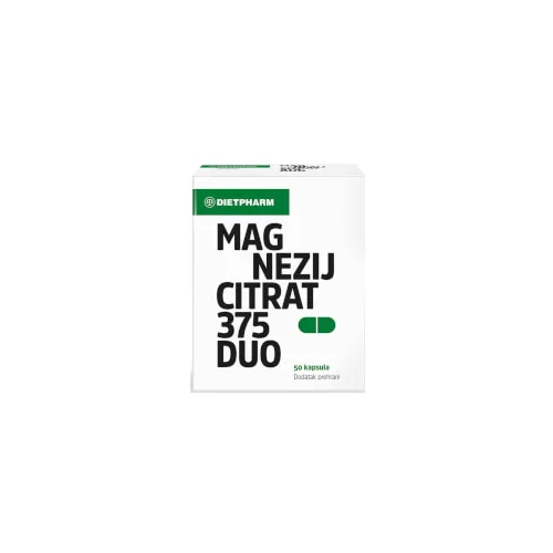 Dietpharm Magnezij citrat 375 DUO kapsule