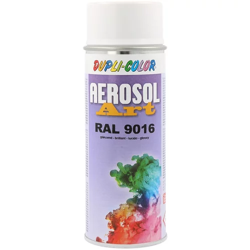 Dupli color aerosol Art Lak za raspršivanje RAL 9016 (Prometno bijelo, 400 ml, Sjaj)