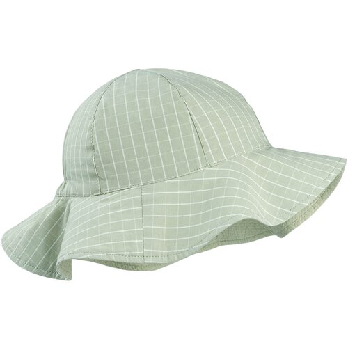 Liewood klobuček amelia seersucker check dusty mint/creme de la creme Cene