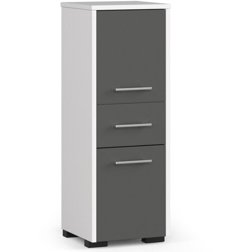 AKORD KOPALNIŠKA OMARA FIN STOLP 30 2D 1SZ 85cm BELE / SIVE, (21714054) Cene