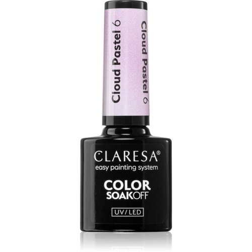 Claresa SoakOff UV/LED Color Cloud Pastel gel lak za nohte z uporabo UV/LED lučke odtenek 6 5 g Slike