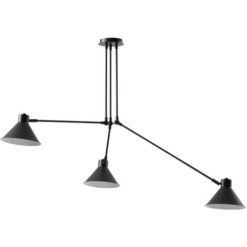 Kave Home črna stropna svetilka 80x80 cm dione – Cene