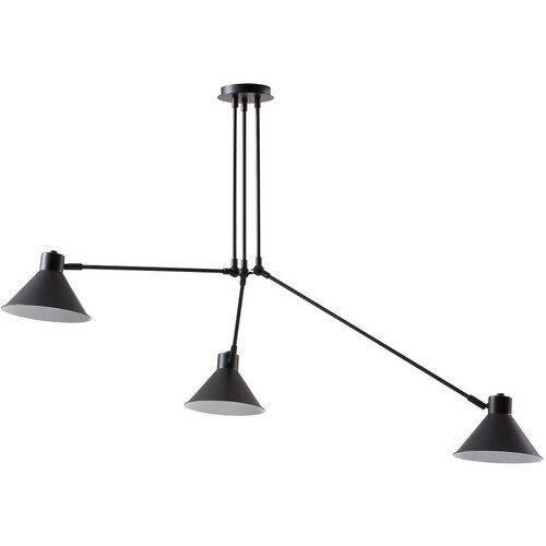 Kave Home Crna stropna svjetiljka 80x80 cm Dione – Cene