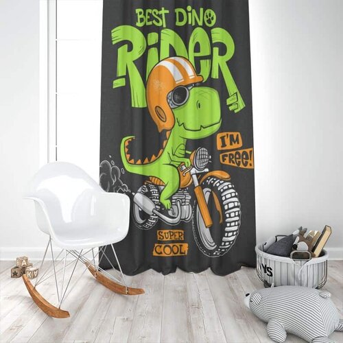  Dečiji draper dino na motoru (jedno krilo) - 140x250cm, D-034 Cene