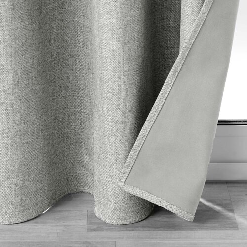 Douceur d int&amp;eacute;rieur Svijetlo siva zatamnjujuća zavjesa 140x260 cm Crepuscule &amp;ndash; Slike