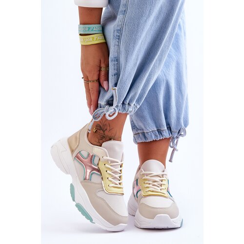Kesi Women's Lace-up Sneakers Multicolor Cortes Slike
