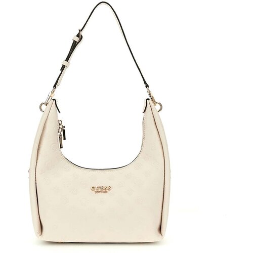 Guess Ročne torbice Phoebe Hobo Shoulder Bag Bela Slike