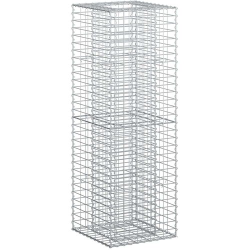 Gabionski uzdignuti krevet Srebrno 50 x 50 x 150 cm - 50 x 50 x 150 cm Cijene