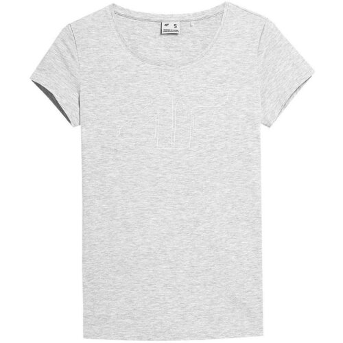 4f Majice s kratkimi rokavi TSD353 Siva Slike