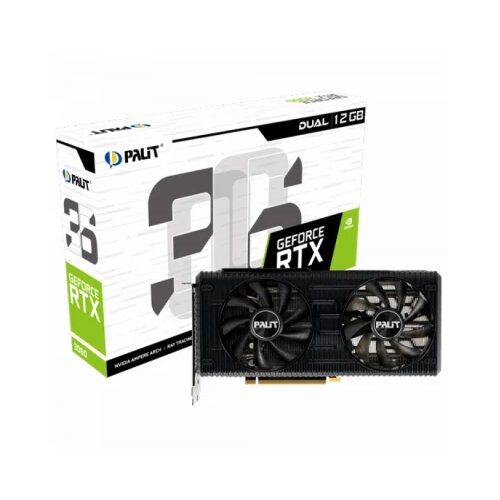 Palit SVGA PCIE RTX3060 Dual 12GB GDDR6 192-bit NE63060019K9-190AD Cene