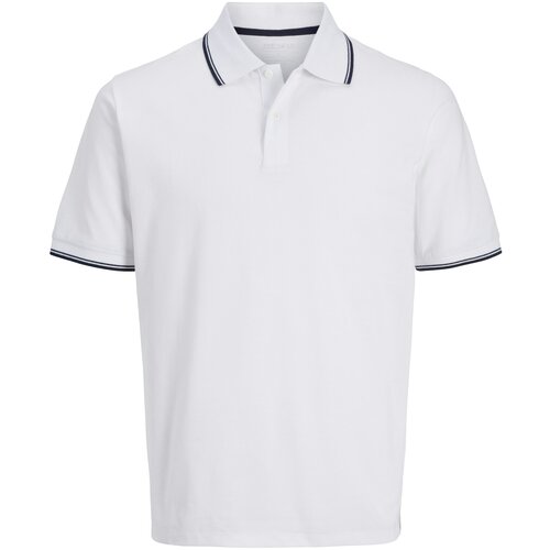 JJ Rebel Muška polo majica 12271166, Bela Cene