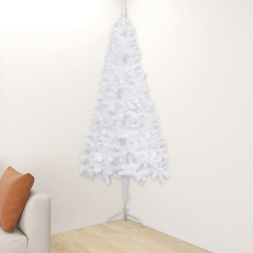  Kutno umjetno božićno drvce bijelo 210 cm PVC Slike